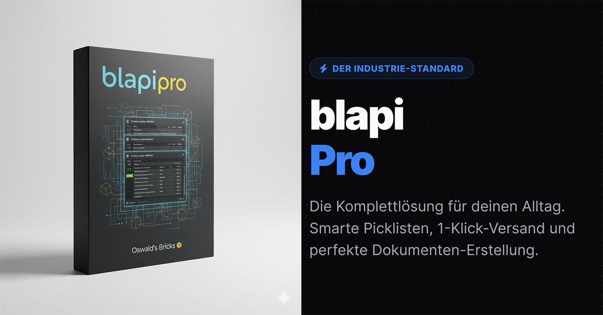 blapi Pro | Die Komplettlösung für BrickLink & BrickOwl Händler